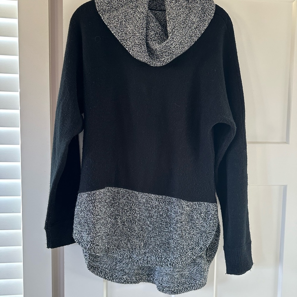 C. Wonder Black and Gray Hooded Sweater